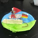 a student's art project made from clay